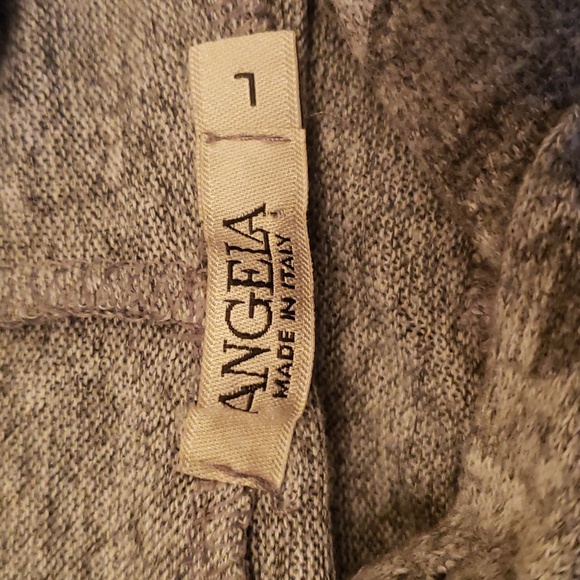 𝅺ANGELA made in Italy long sleeve hooded shirt size L. - Picture 4 of 4